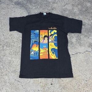 Vintage 90s Aladdin Genie Disney Shirt Single Stitch made in USA Medium